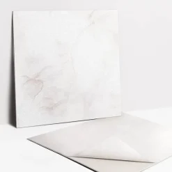 Tulup Dalle Et Lame Pvc<Carreaux vinyle 30x30 cm Marbre clair délicat 9 pcs