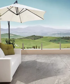Energie Ker Carrelage Agathos 2cm Gris - ADZ 120 x 60cm ( vendu par boite de 0,72 m² )- Carrelage Extérieur Et Terrasse