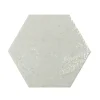 Bestile Carrelage Alma Blanc - brillant 15 x 13cm ( vendu par boite de 0,31 m² )- Carrelage Sol Effet Métal