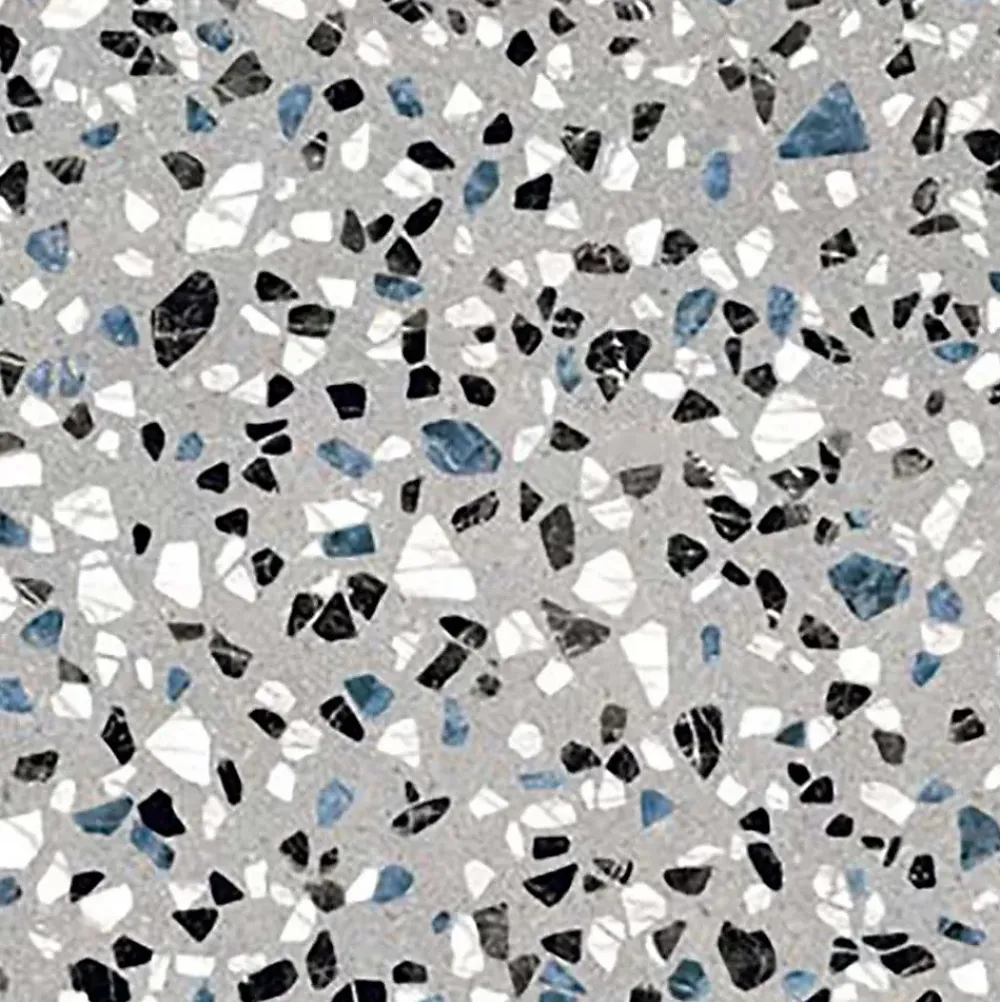 Tinker Carrelage Aspect terrazzo Dura gris 20x20 cm- Carrelage Sol Effet Terrazzo