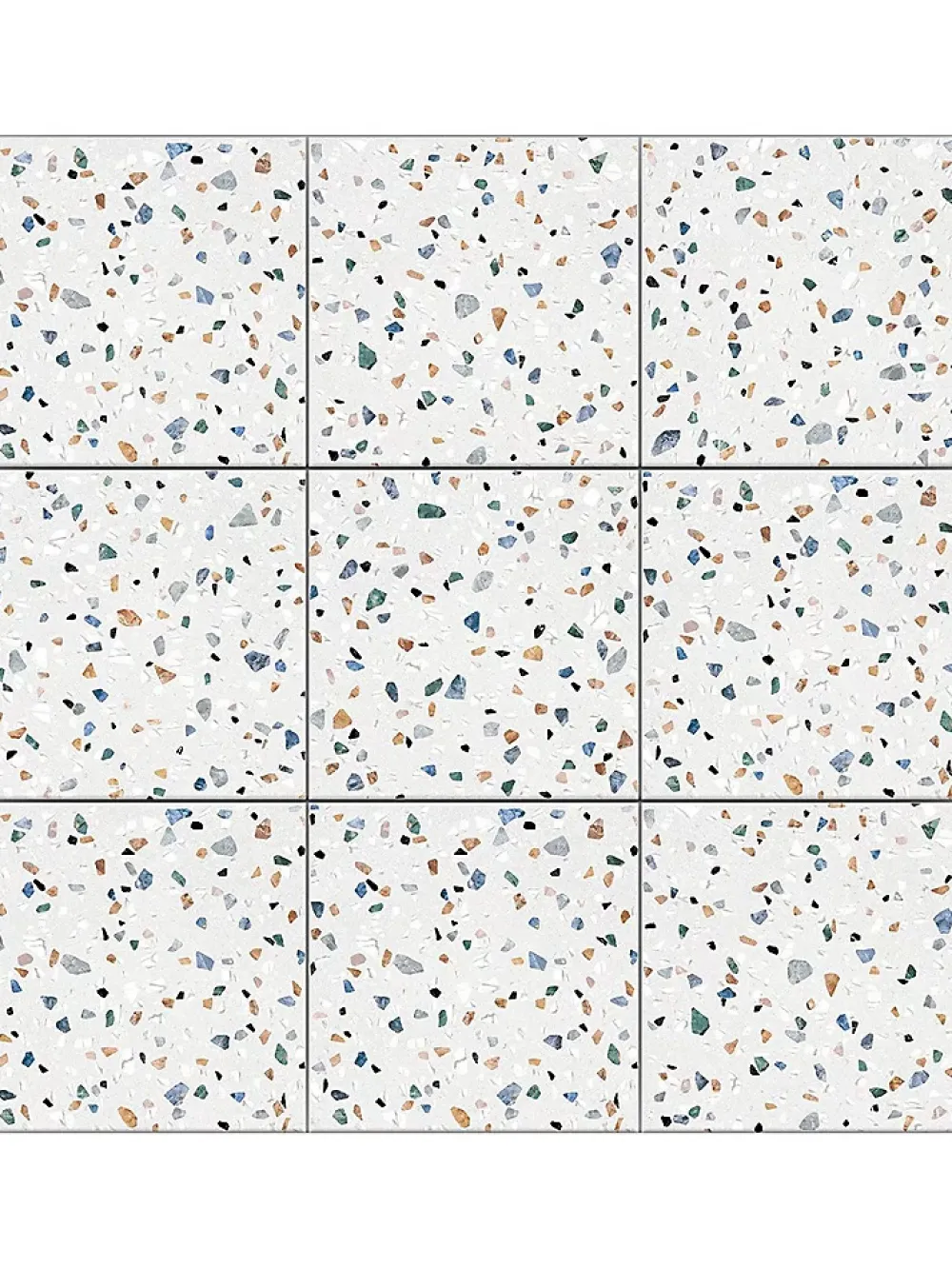 Tinker Carrelage Sol Effet Terrazzo<Carrelage Aspect terrazzo Dura blanc mix 20x20 cm