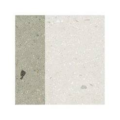 Tinker Carrelage Aspect terrazzo Aroma vert grain 20x20 cm- Carrelage Sol Effet Terrazzo