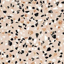 Tinker Carrelage Aspect terrazzo Dura rose 20x20 cm- Carrelage Sol Effet Terrazzo