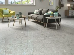 Tinker Carrelage Aspect terrazzo Berma gris rectifié 80x80 cm- Carrelage Extérieur Et Terrasse