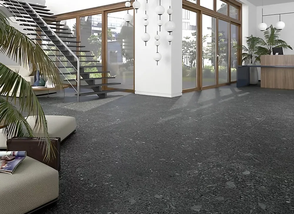 Tinker Carrelage Sol Effet Terrazzo<Carrelage Aspect terrazzo Straci noir poli 79.5x79.5 cm