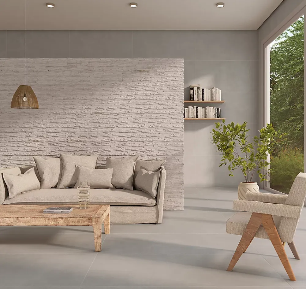Bestile Carrelage Balbi Gris - Mat 60 x 60cm ( vendu par boite de 1,44 m² )- Carrelage Sol Effet Béton