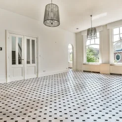 Concept Mosaïque Carrelage Sol Effet Carreaux De Ciment|Carrelage Sol Pour Cuisine<carrelage cabochon CHIC BLACK 33x33cm imitation carreaux ciment