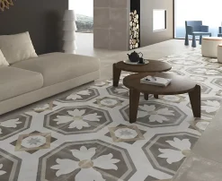 Tinker Carrelage Sol Pour Cuisine|Carrelage Sol Effet Carreaux De Ciment<Carrelage Carreaux de ciment Cambera Fleuras motif 60x60 cm