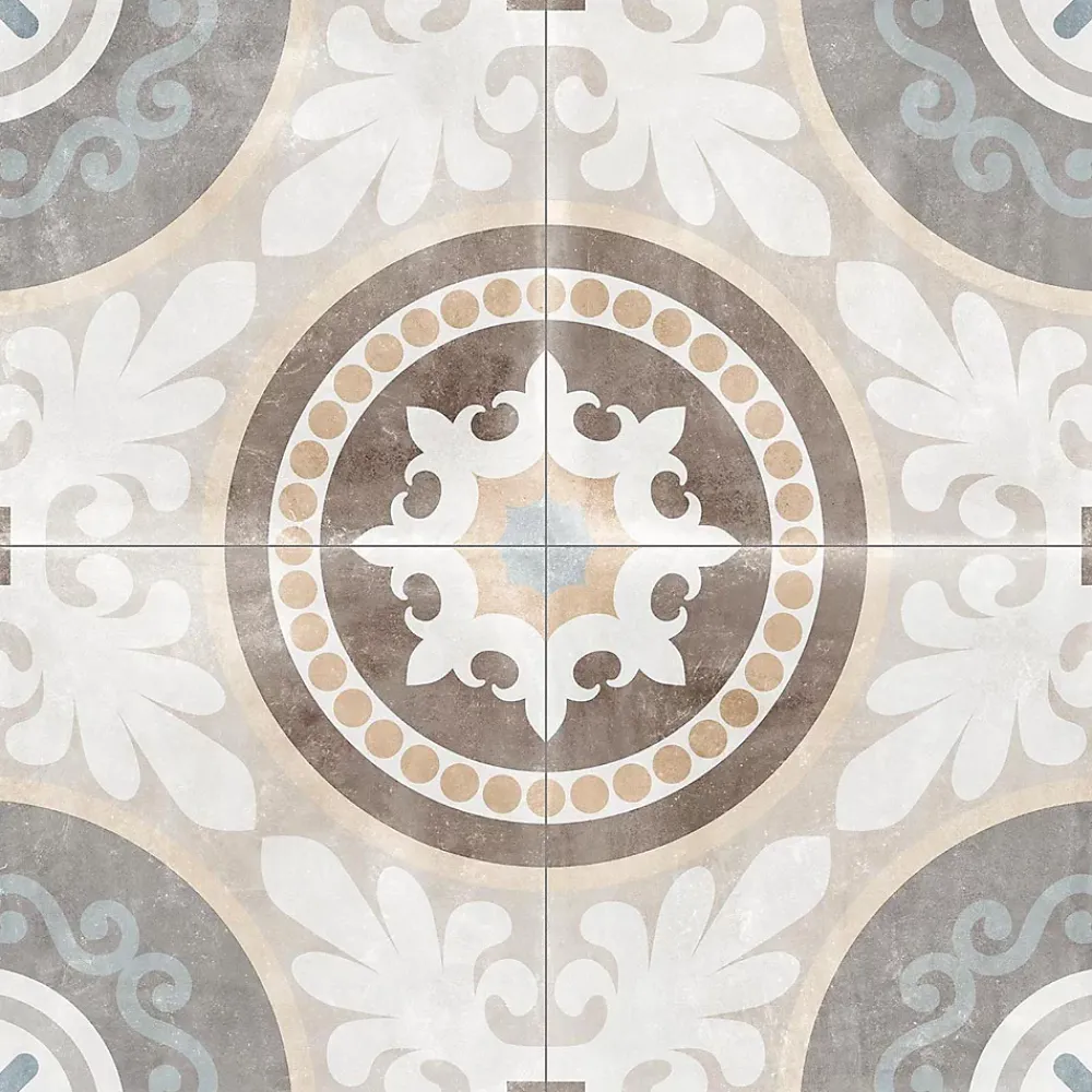 Tinker Carrelage Sol Pour Cuisine|Carrelage Sol Effet Carreaux De Ciment<Carrelage Carreaux de ciment Cambera Fleuras motif 60x60 cm