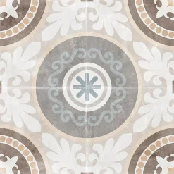 Tinker Carrelage Sol Pour Cuisine|Carrelage Sol Effet Carreaux De Ciment<Carrelage Carreaux de ciment Cambera Fleuras motif 60x60 cm