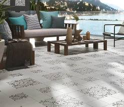 Tinker Carrelage Sol Effet Carreaux De Ciment<Carrelage carreaux de ciment Villa motif aventura 20x20 cm