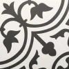 Tinker Carrelage carreaux de ciment Villa motif esencia 20x20 cm- Carrelage Sol Effet Carreaux De Ciment