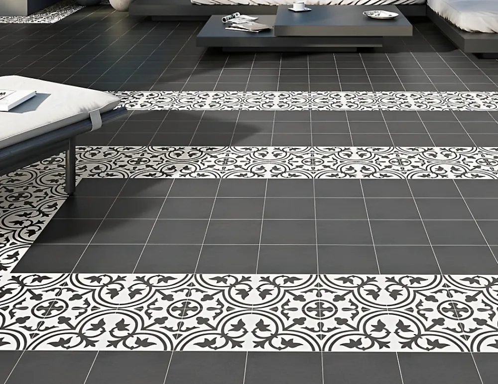 Tinker Carrelage carreaux de ciment Villa motif esencia 20x20 cm- Carrelage Sol Effet Carreaux De Ciment