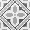 Tinker Carrelage Carreaux de ciment Barcelona gris elegante 20x20 cm- Carrelage Sol Effet Carreaux De Ciment