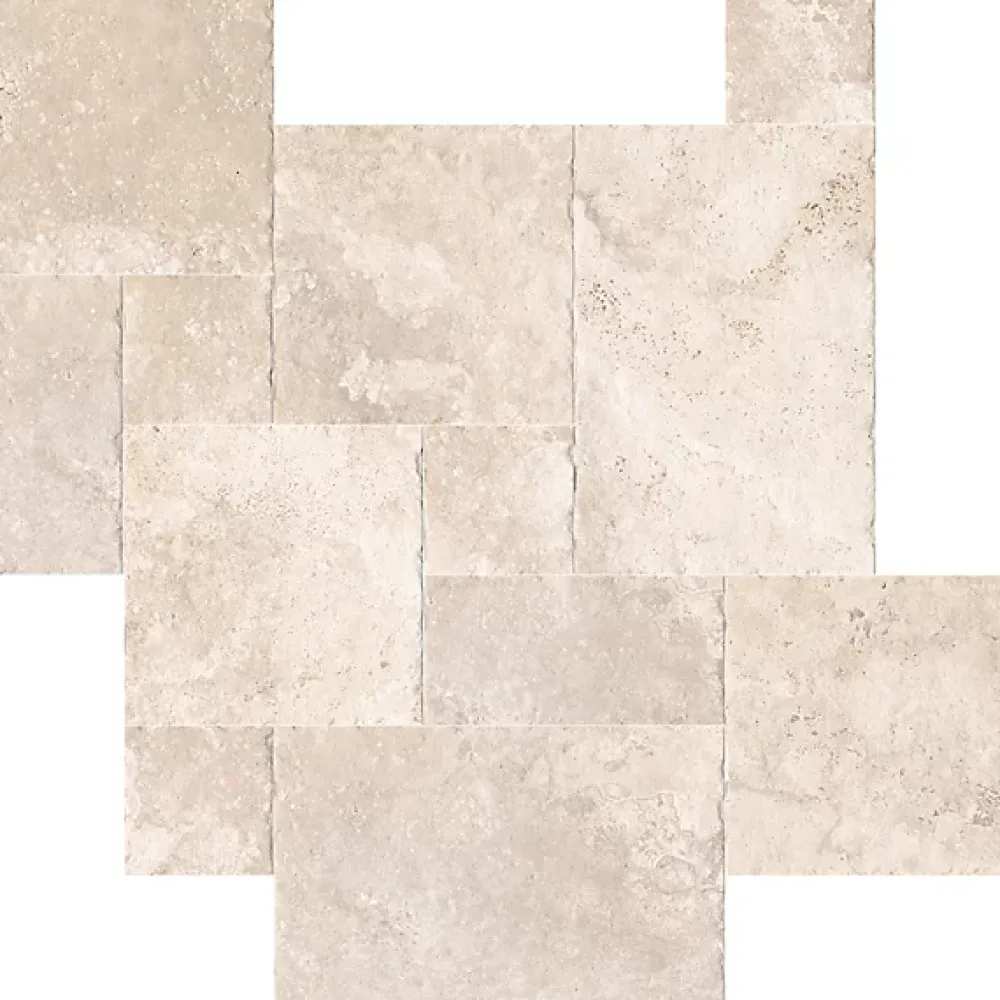Codicer Carrelage Crosscut modular Crema - Mat 66 x 44cm ( vendu par boite de 0,87 m² )- Carrelage Sol Effet Pierre