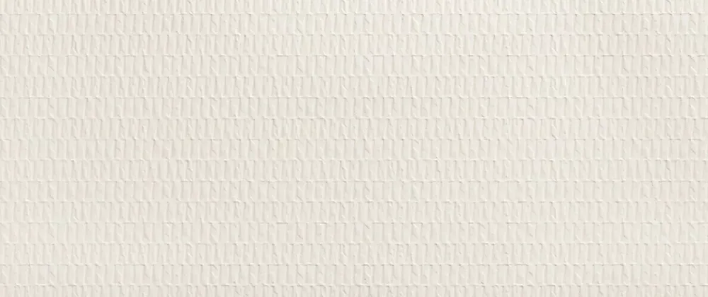 Ro'Ma Carrelage Carrelage 3D Blanc Craft 120x50x0,85 cm Mat Trinella - Mur intérieur (vendu par carton de 1,8 m²) -- Carrelage Mural Uni