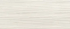 Ro'Ma Carrelage Carrelage 3D Blanc Linea 120x50x0,85 cm Mat Trinella - Mur intérieur (vendu par carton de 1,8 m²) -- Carrelage Mural Uni