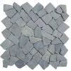 Pegane Carrelage de mosaïque (Boite de 1m²)/ Plaque mosaïque mur et sol en marbre naturel coloris gris - 30 x 30 cm- Mosaïque Pour Douche