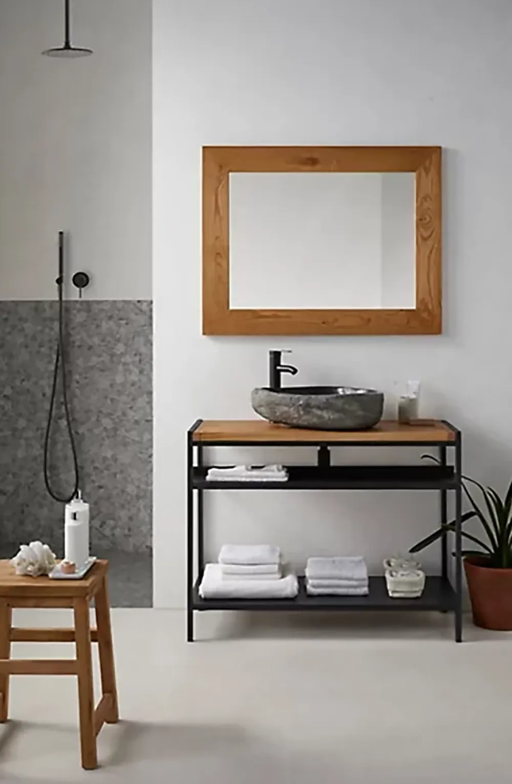 Pegane Carrelage de mosaïque (Boite de 1m²)/ Plaque mosaïque mur et sol en marbre naturel coloris gris - 30 x 30 cm- Mosaïque Pour Douche