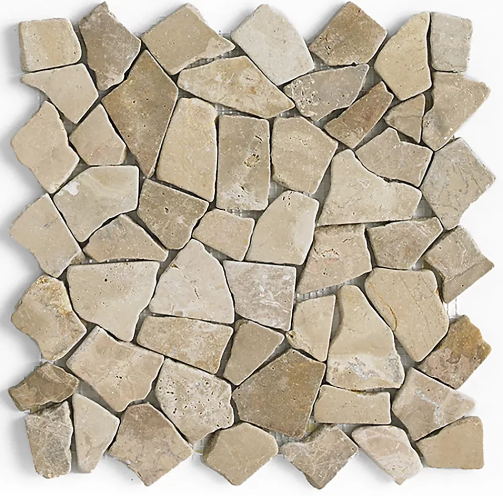 Pegane Mosaïque Pour Pièce À Vivre<Carrelage de mosaïque/Plaque mosaïque mur et sol en marbre naturel coloris marron - 30 x 30 cm