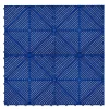 MonsterShop Carrelage de Sol Ventilé Pour Garage x120 Avec Bordure (Bleu)- Dalle Pvc Garage