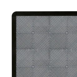 MonsterShop Carrelage de Sol Ventilé Pour Garage x120 Avec Bordure (Gris)- Dalle Pvc Garage