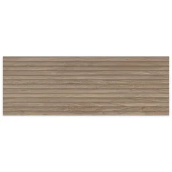 Ro'Ma Carrelage Carrelage effet Bois 3D Chêne Naturel Curve 100x33,3x0,98 cm Valdoro - Mur intérieur -- Carrelage Mural Uni