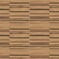 Ro'Ma Carrelage Carrelage Mural Uni<Carrelage effet Bois 3D Chêne Ambre 44x28,5x0,95 cm Mat Tarina - Mur intérieur (vendu par carton de 0,502 m²) -