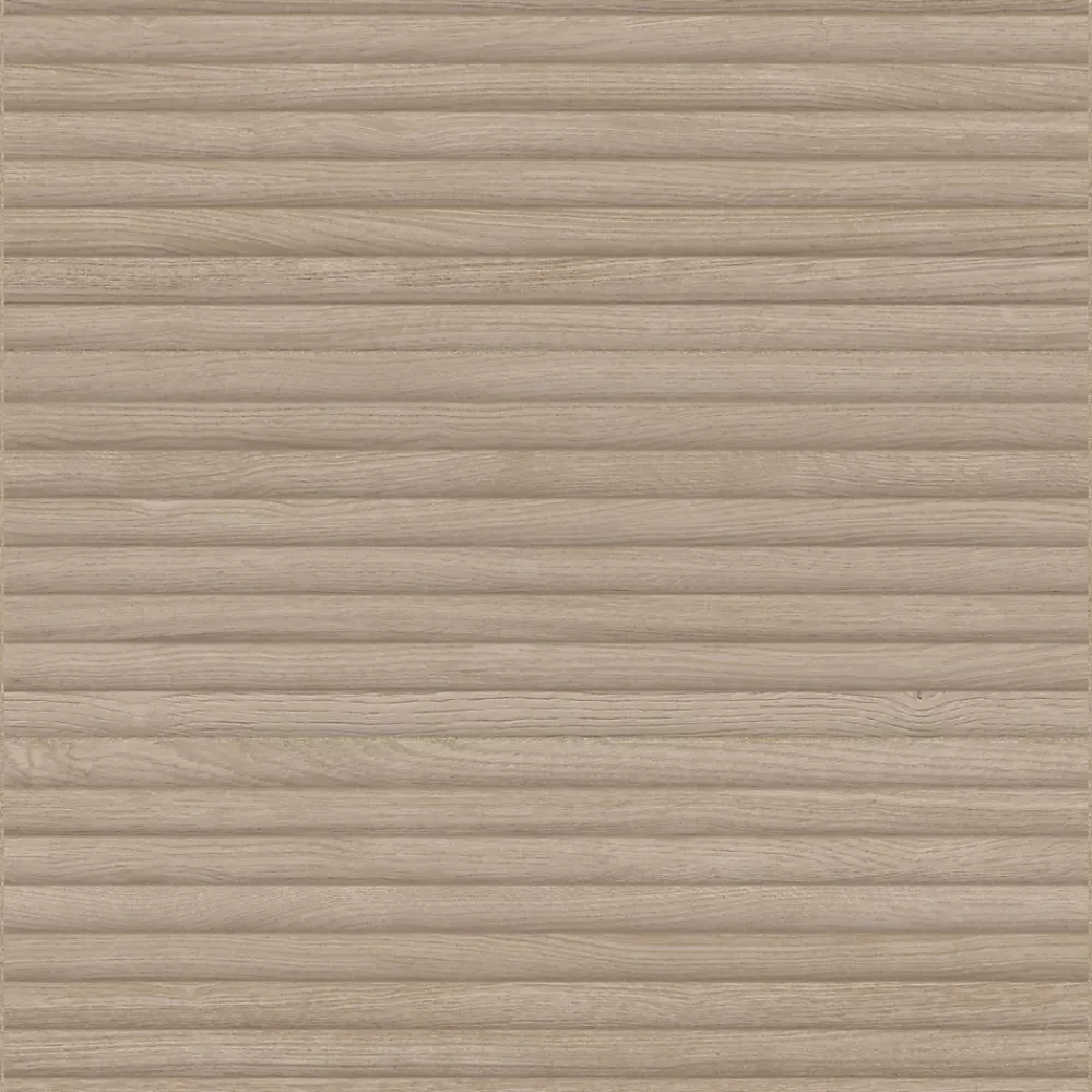 Ro'Ma Carrelage Carrelage Mural Uni|Carrelage Mural Pour Pièce À Vivre<Carrelage effet Bois 3D Chêne Brun Curve 100x33,3x0,98 cm Valoren - Mur intérieur -