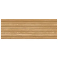 Ro'Ma Carrelage Carrelage effet Bois 3D Chêne Miel Curve 100x33,3x0,98 cm Valoren - Mur intérieur -- Carrelage Mural Uni