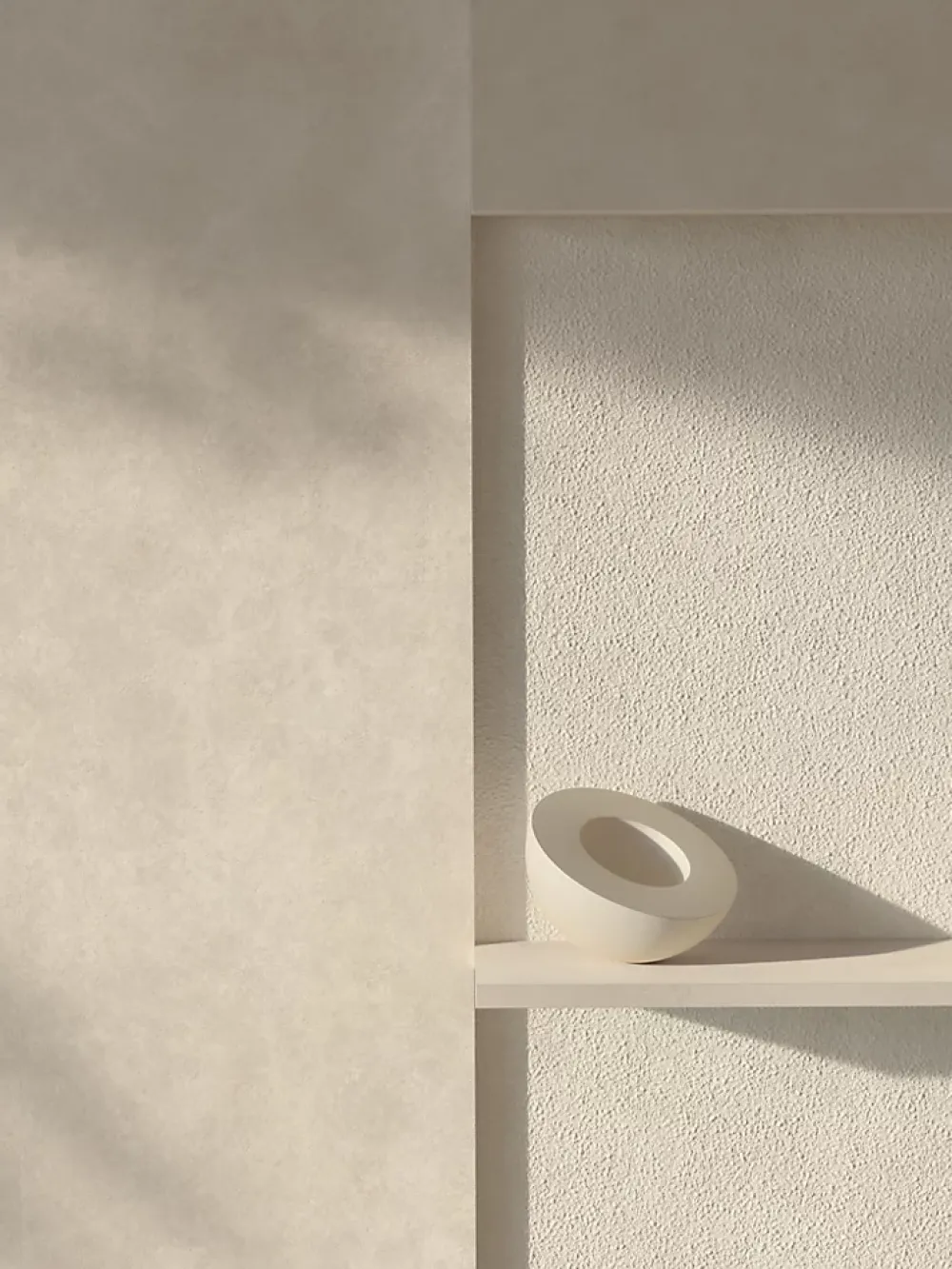 Ro'Ma Carrelage Carrelage effet Béton Beige Coquille 278x120x0,6 cm Mat Stavira - Mur intérieur (vendu par carton de 3,336 m²) -- Carrelage Mural Effet Béton