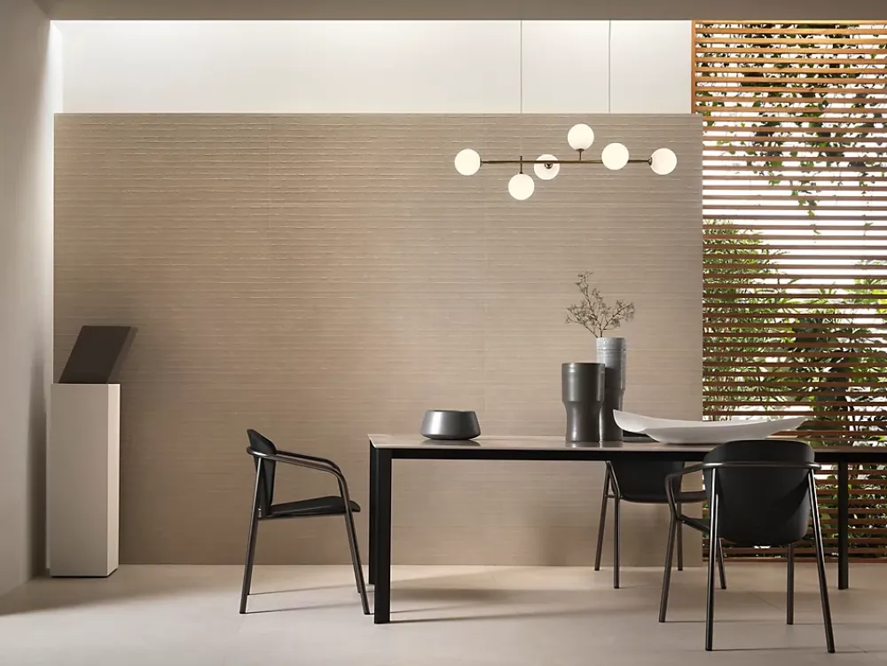 Ro'Ma Carrelage Carrelage Mural Effet Béton<Carrelage effet Béton 3D Beige Chanvre Draw 120x50x0,85 cm Mat Talvoro - Mur intérieur (vendu par carton de 1,8 m²) - RO'MA CARREL
