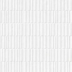 Ro'Ma Carrelage Carrelage effet Béton 3D Blanc Estria 100x33,3x0,98 cm Arvelis - Mur intérieur -- Carrelage Mural Effet Béton