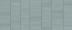 Ro'Ma Carrelage Carrelage effet Béton 3D Bleu Brume Cadenza 120x50x0,85 cm Mat Cortivo - Mur intérieur (vendu par carton de 1,8 m²) - RO'MA CARREL- Carrelage Mural Effet Béton