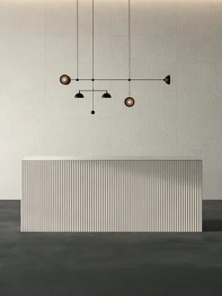 Ro'Ma Carrelage Carrelage Mural Effet Béton<Carrelage effet Béton 3D Gris Perle Lines 120x50x1 cm Mat Stavira - Mur intérieur (vendu par carton de 1,8 m²) -