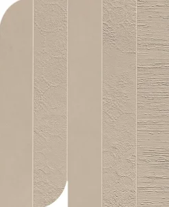 Ro'Ma Carrelage Carrelage Mural Effet Béton<Carrelage effet Béton 3D Grège Mix 50x40,5x0,85 cm Mat Benzaro - Mur intérieur (vendu par carton de 1,22 m²) -