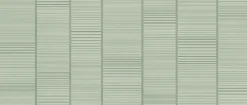 Ro'Ma Carrelage Carrelage effet Béton 3D Vert Tilleul Cadenza 120x50x0,85 cm Mat Cortivo - Mur intérieur (vendu par carton de 1,8 m²) - RO'MA CARR- Carrelage Mural Effet Béton