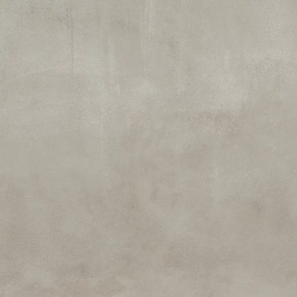 Ro'Ma Carrelage Carrelage effet Béton Gris Brume 80x80x0,9 cm Mat Gravino - Sol et mur intérieur (vendu par carton de 1,28 m²) -- Carrelage Sol Effet Béton