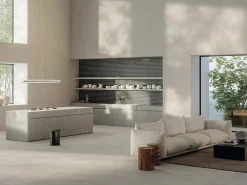 Ro'Ma Carrelage Carrelage Mural Effet Béton<Carrelage effet Béton Gris Argile 278x120x0,6 cm Mat Stavira - Mur intérieur (vendu par carton de 3,336 m²) -