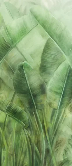 Ro'Ma Carrelage Carrelage Mural Effet Béton<Carrelage effet Béton Vert Jungle Modèle B 278x120x0,6 cm Mat Vetrano - Mur intérieur (vendu par carton de 3,336 m²) - RO'MA CARRE