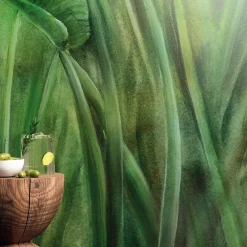 Ro'Ma Carrelage Carrelage Mural Effet Béton<Carrelage effet Béton Vert Jungle Modèle B 278x120x0,6 cm Mat Vetrano - Mur intérieur (vendu par carton de 3,336 m²) - RO'MA CARRE