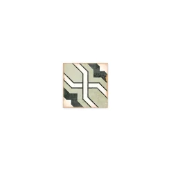 Ro'Ma Carrelage Carrelage Sol Effet Carreaux De Ciment<Carrelage effet Carreau ciment Noreza Vert 12,4x12,4x0,8 cm Serano - Sol et mur intérieur -