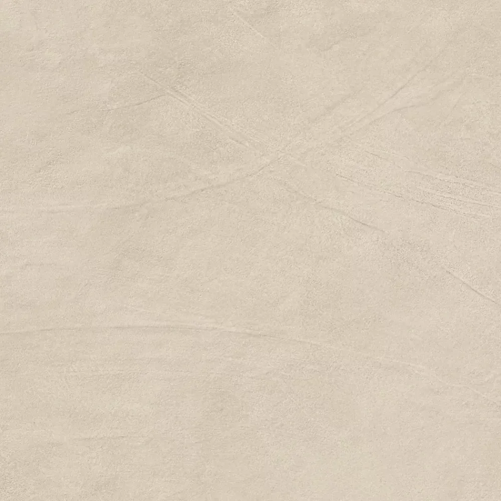 Ro'Ma Carrelage Carrelage Sol Pour Wc<Carrelage effet Enduit Beige Lin 60x60x0,9 cm Mat Calviro - Sol et mur intérieur (vendu par carton de 1,08 m²) -