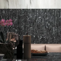 Ro'Ma Carrelage Carrelage Mural Effet Marbre<Carrelage effet Marbre Blanc Aurora 278x120x0,6 cm Brillant Magnaro - Mur intérieur (vendu par carton de 3,336 m²) - RO'MA CARRELA