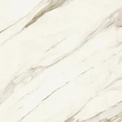 Ro'Ma Carrelage Carrelage effet Marbre Blanc Calacatta Sublime 120x120x0,9 cm Velours Orsiano - Sol et mur intérieur (vendu par carton de 2,88 m²)- Carrelage Sol Effet Marbre