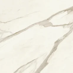 Ro'Ma Carrelage Carrelage effet Marbre Blanc Calacatta Sublime 120x120x0,9 cm Velours Orsiano - Sol et mur intérieur (vendu par carton de 2,88 m²)- Carrelage Sol Effet Marbre