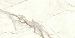 Ro'Ma Carrelage Carrelage Mural Pour Pièce À Vivre<Carrelage effet Marbre Blanc Calacatta Prima 80x40x0,85 cm Brillant Faventa - Mur intérieur (vendu par carton de 1,28 m²) - RO'MA