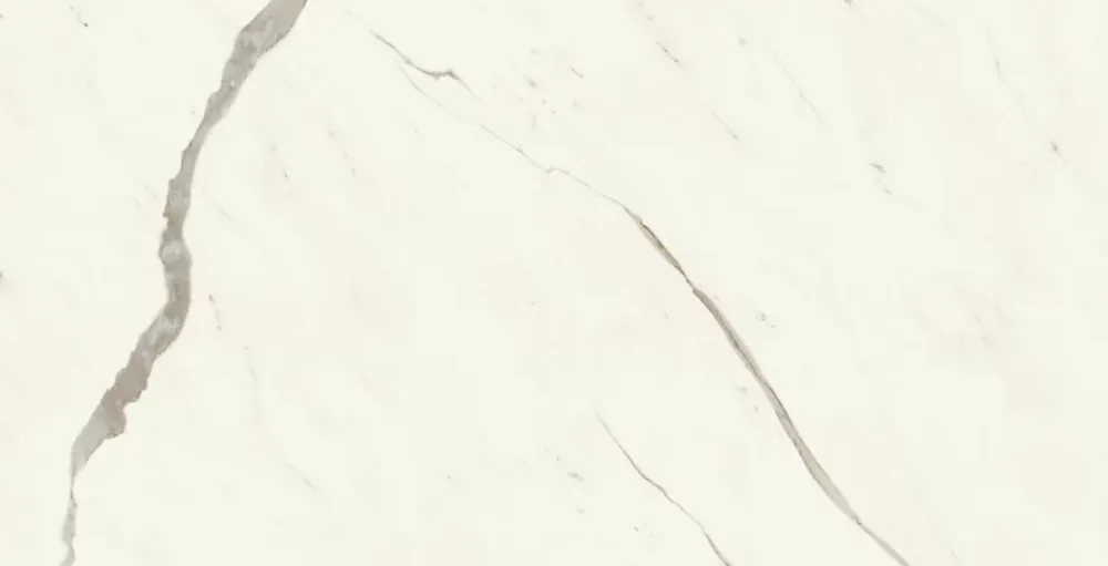 Ro'Ma Carrelage Carrelage effet Marbre Blanc Calacatta Alba 150x75x0,9 cm Brillant Montira - Sol et mur intérieur (vendu par carton de 2,25 m²) -- Carrelage Sol Effet Marbre