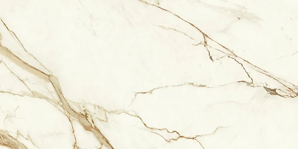 Ro'Ma Carrelage Carrelage Mural Effet Marbre<Carrelage effet Marbre Blanc Calacatta Supreme 240x120x0,9 cm Brillant Faventa - Mur intérieur (vendu par carton de 2,88 m²) - RO'