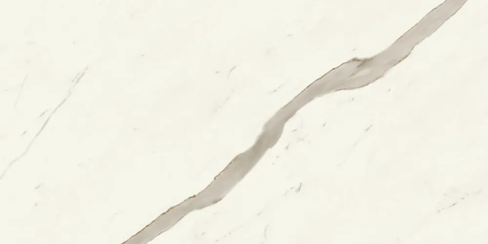Ro'Ma Carrelage Carrelage effet Marbre Blanc Calacatta Alba 120x60x0,9 cm Brillant Montira - Sol et mur intérieur (vendu par carton de 1,44 m²) -- Carrelage Sol Effet Marbre